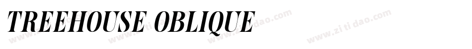 Treehouse Oblique字体转换